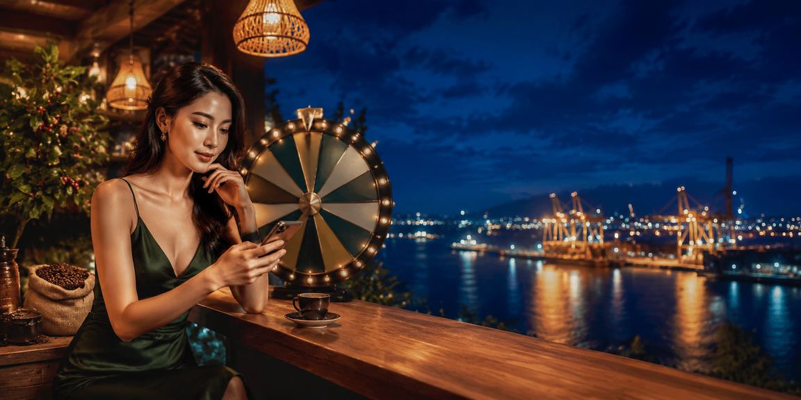 Không khí rút thăm may mắn và cà phê sáng tại Vũng Tàu